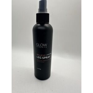 GLOW ORGANICS RELIEVE + NATURAL LEG SPRAY MAGNESIUM SALT& CUCUMBER 6oz